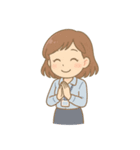 ドジなOLの毎日（個別スタンプ：6）