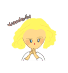 金髪女性のエンジョイライフ（個別スタンプ：2）