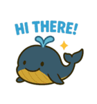 海のなかまたち 〜毎日ひとこと〜(英語Ver)（個別スタンプ：4）