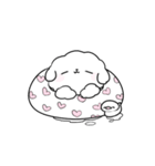 なんだかゆるいふわふわなイヌ（個別スタンプ：13）