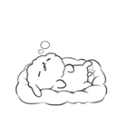 なんだかゆるいふわふわなイヌ（個別スタンプ：18）