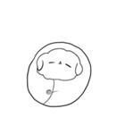なんだかゆるいふわふわなイヌ（個別スタンプ：26）