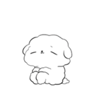 なんだかゆるいふわふわなイヌ（個別スタンプ：29）