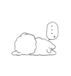 なんだかゆるいふわふわなイヌ（個別スタンプ：33）
