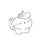 なんだかゆるいふわふわなイヌ（個別スタンプ：34）