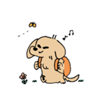 生活するあしのみじかいいぬ（個別スタンプ：1）