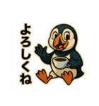 アメコミ風パフィン【ニシツノメドリ】（個別スタンプ：29）