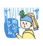 名画の梅雨・初夏(日常)★pocaママ（個別スタンプ：4）