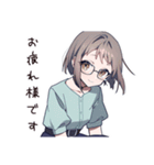 笑える接客女子の日常（個別スタンプ：8）