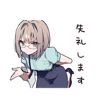 笑える接客女子の日常（個別スタンプ：12）