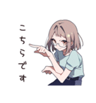 笑える接客女子の日常（個別スタンプ：18）