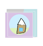 イラスト人のみよじ組合パズル（個別スタンプ：5）