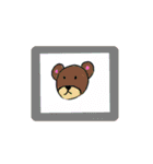 イラスト人のみよじ組合パズル（個別スタンプ：6）