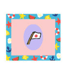 イラスト人のみよじ組合パズル（個別スタンプ：9）