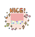 イラスト人のみよじ組合パズル（個別スタンプ：17）