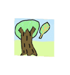 イラスト人のみよじ組合パズル（個別スタンプ：24）