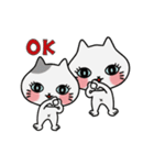動く！子猫たち(背景なしのシンプルver.)（個別スタンプ：9）