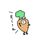 にんじんをかぶったうさぎ（個別スタンプ：11）