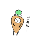にんじんをかぶったうさぎ（個別スタンプ：16）