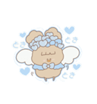 PENOちゃん推し活始めました♡水色（個別スタンプ：4）