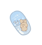 PENOちゃん推し活始めました♡水色（個別スタンプ：36）