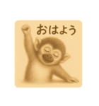 リスザルのやさしい時間（個別スタンプ：1）