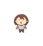 動く！マイペースな女の子スタンプ（個別スタンプ：2）