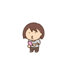 動く！マイペースな女の子スタンプ（個別スタンプ：4）