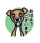 【レッド3】1年中使える♡パピーイタグレ（個別スタンプ：1）