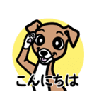 【レッド3】1年中使える♡パピーイタグレ（個別スタンプ：2）