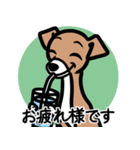 【レッド3】1年中使える♡パピーイタグレ（個別スタンプ：8）