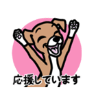 【レッド3】1年中使える♡パピーイタグレ（個別スタンプ：12）