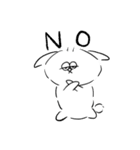 犬みたいないきもの【家族連絡】（個別スタンプ：7）