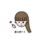 ふたりだけのらぶらぶライン♡（個別スタンプ：8）