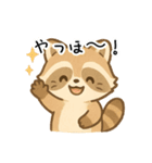 ふわふわアライグマ（個別スタンプ：2）