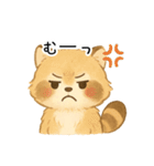 ふわふわアライグマ（個別スタンプ：13）