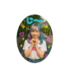 リアルな女の子の友達彼氏メッセージ背景付（個別スタンプ：2）