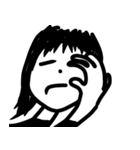 黒ずくめの女（個別スタンプ：2）