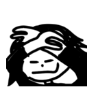 黒ずくめの女（個別スタンプ：5）