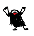 黒ずくめの女（個別スタンプ：7）