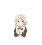 キュートなメイドのしおんちゃん（個別スタンプ：7）