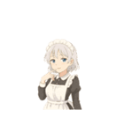 キュートなメイドのしおんちゃん（個別スタンプ：8）
