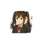 はっぴーツインテガール（個別スタンプ：6）