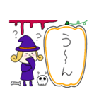 丸顔魔女（長女）ハロウィン）（個別スタンプ：20）