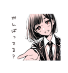 がんばる新人女子応援（個別スタンプ：10）