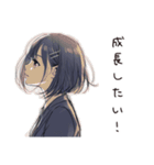 がんばる新人女子応援（個別スタンプ：24）
