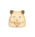 ハムスターのもけちゃんとハムぽこ（個別スタンプ：1）