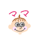 あかちゃんがおえかき スタンプ1（個別スタンプ：1）