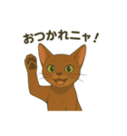 猫かわゆす1！(アニメ風)（個別スタンプ：4）