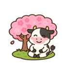 ウシと桜のスタンプ@SFW（個別スタンプ：10）